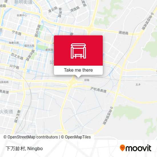 下万龄村 map