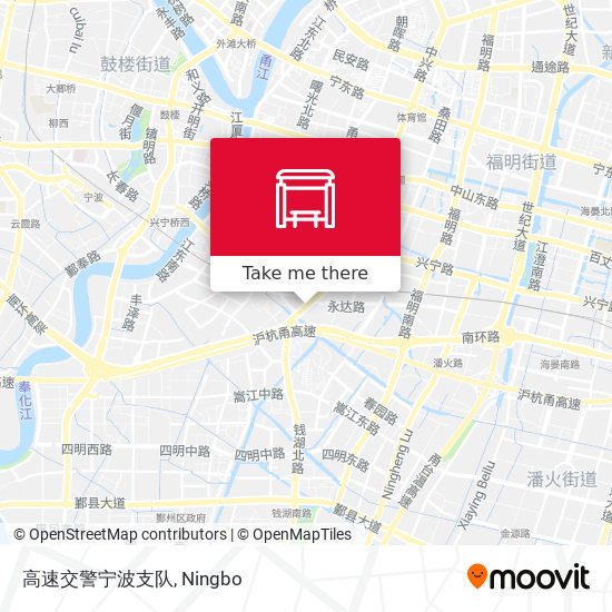 高速交警宁波支队 map