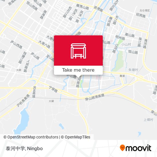 泰河中学 map