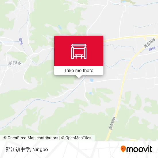 鄞江镇中学 map