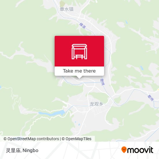 灵显庙 map