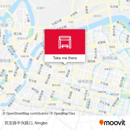 民安路中兴路口 map