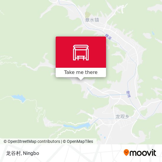 龙谷村 map