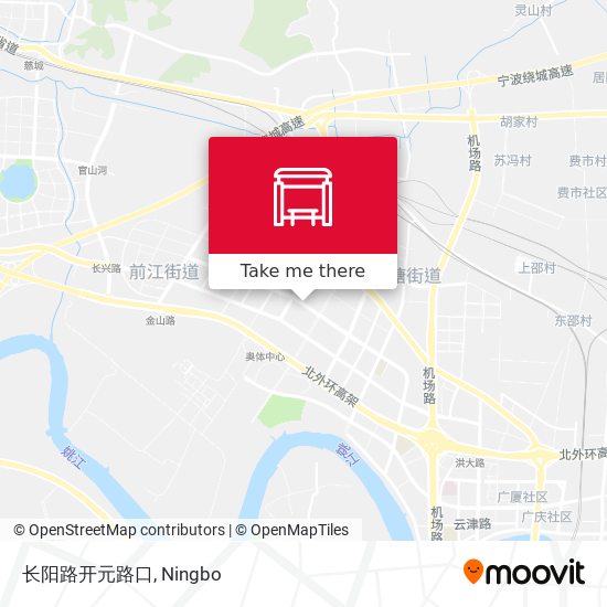 长阳路开元路口 map