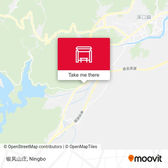 银凤山庄 map