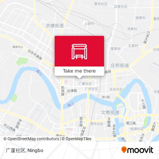 广厦社区 map