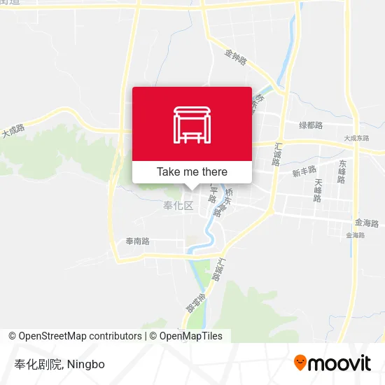 奉化剧院 map