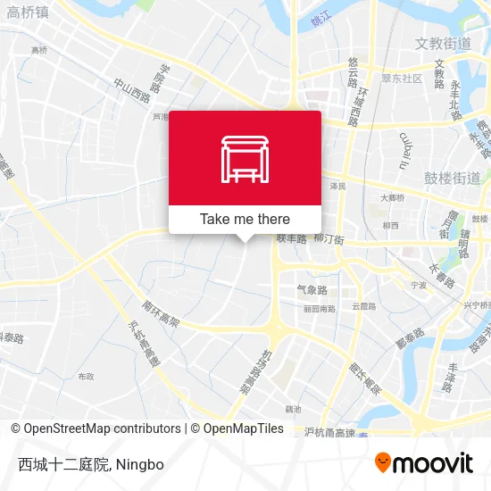 西城十二庭院 map