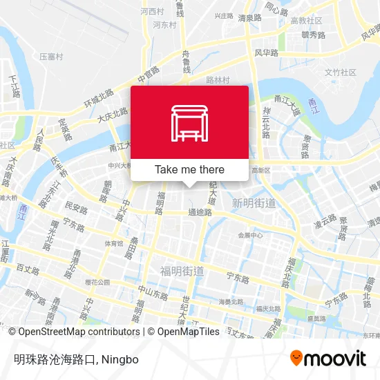 明珠路沧海路口 map