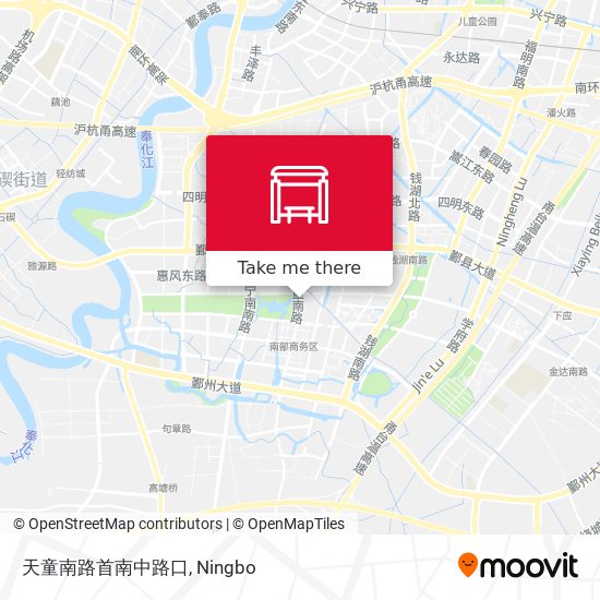 天童南路首南中路口 map