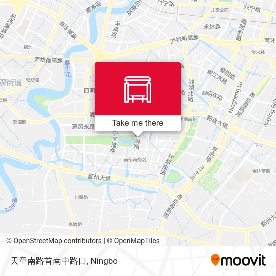 天童南路首南中路口 map
