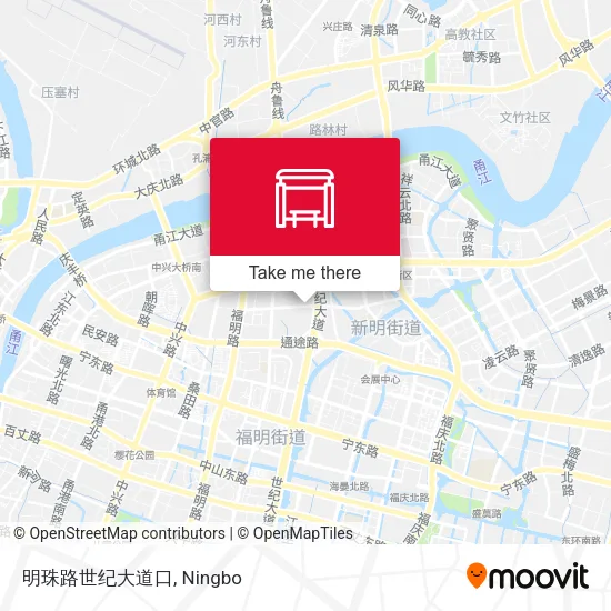 明珠路世纪大道口 map