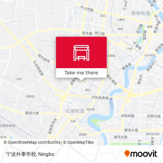 宁波外事学校 map