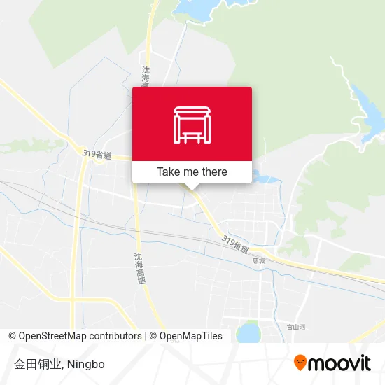 金田铜业 map