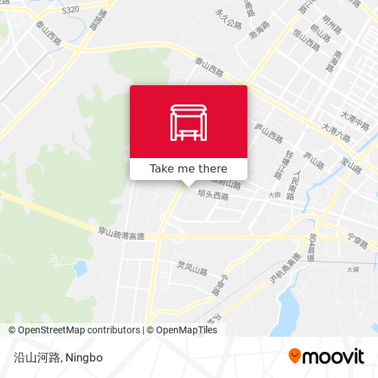 沿山河路 map