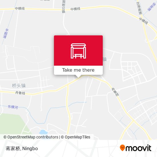 蒋家桥 map