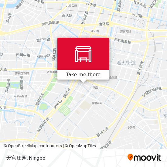 天宫庄园 map