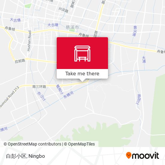 白彭小区 map