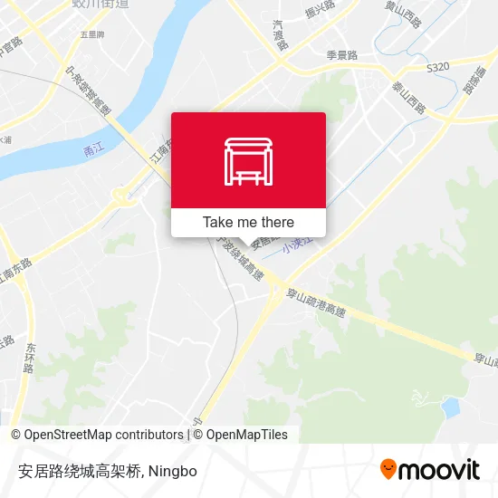 安居路绕城高架桥 map
