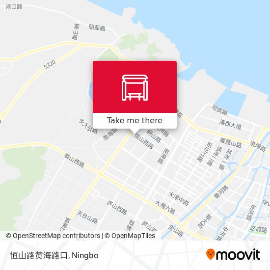 恒山路黄海路口 map