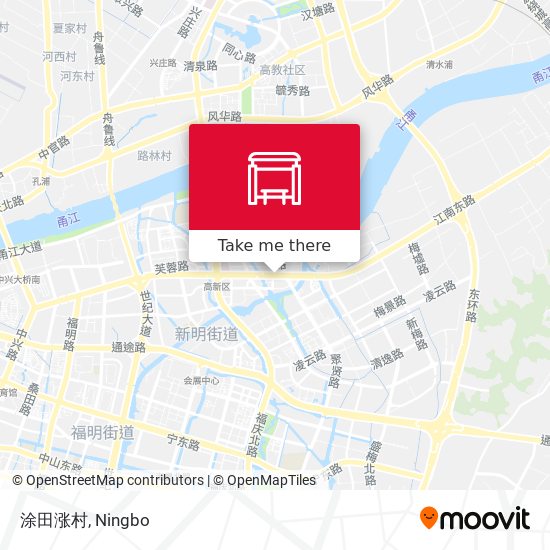 涂田涨村 map