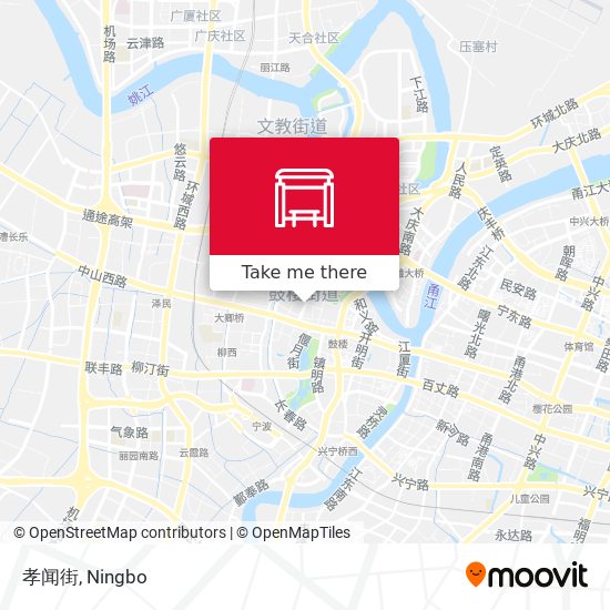 孝闻街 map