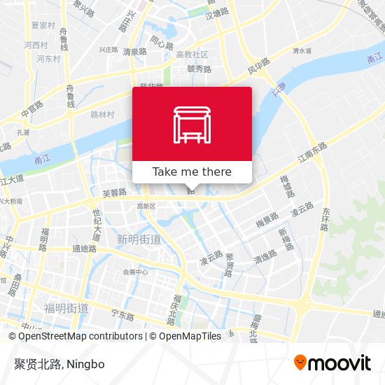 聚贤北路 map