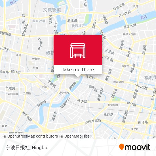 宁波日报社 map