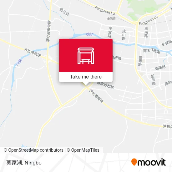 莫家湖 map