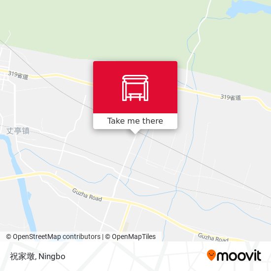 祝家墩 map