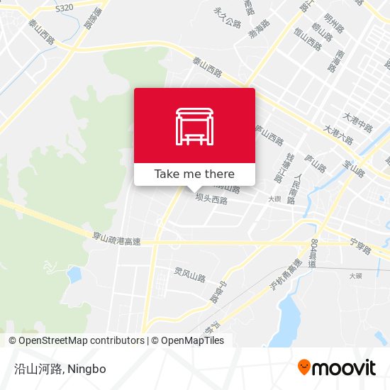 沿山河路 map