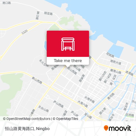 恒山路黄海路口 map