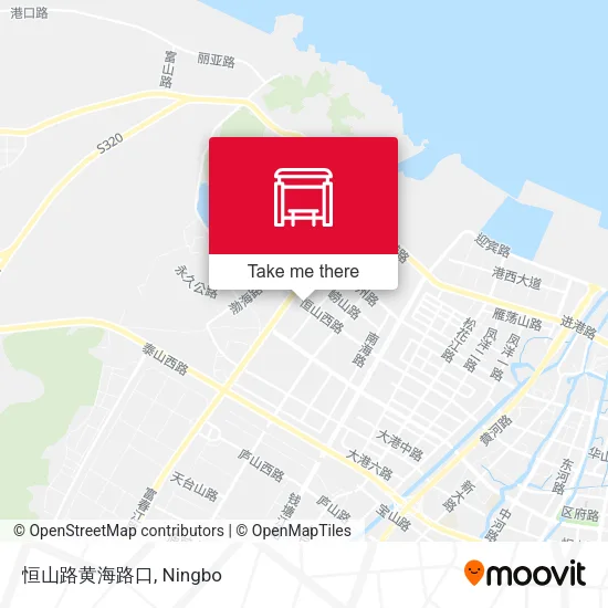 恒山路黄海路口 map