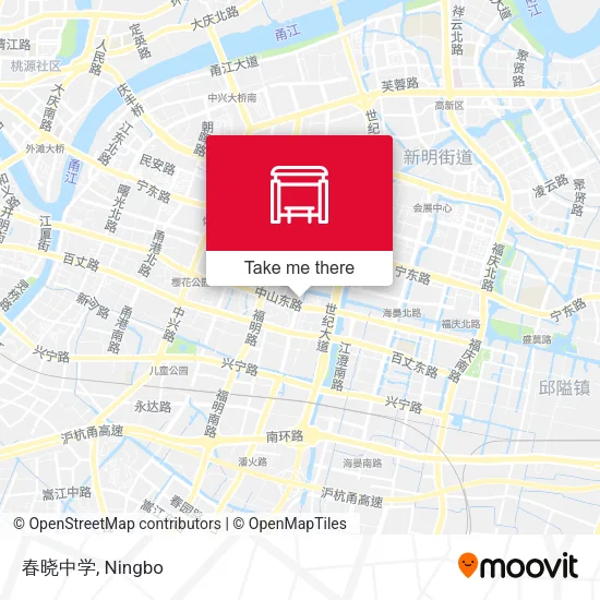 春晓中学 map