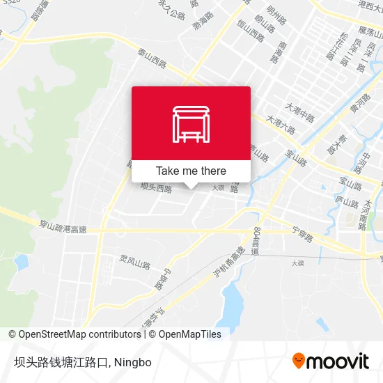 坝头路钱塘江路口 map