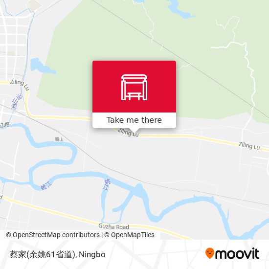 蔡家(余姚61省道) map