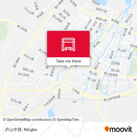 庐山中路 map