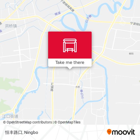 恒丰路口 map