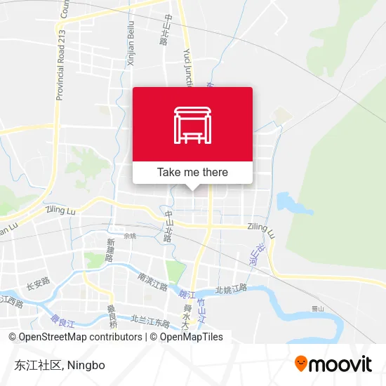 东江社区 map