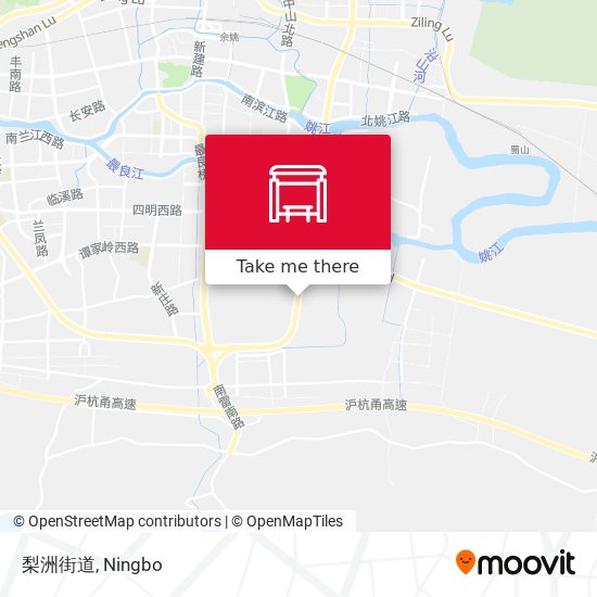 梨洲街道 map