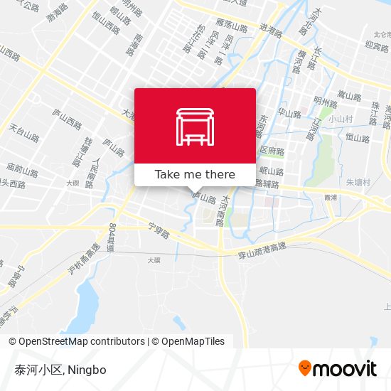 泰河小区 map