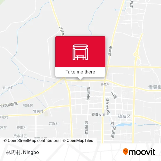林周村 map
