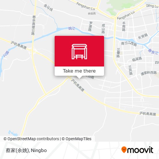 蔡家(余姚) map
