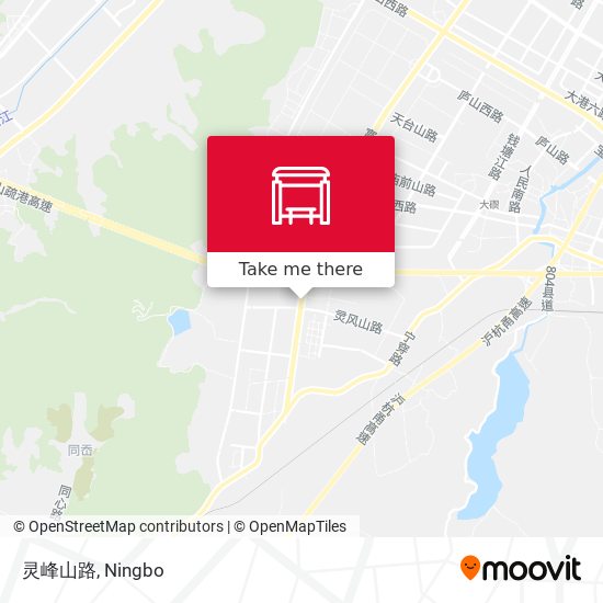 灵峰山路 map
