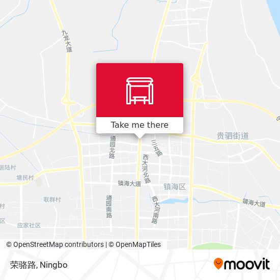 荣骆路 map