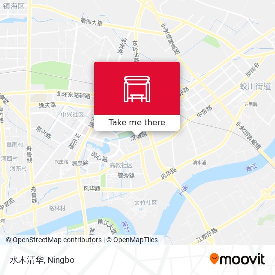 水木清华 map