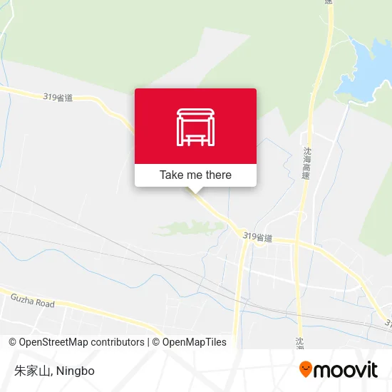 朱家山 map