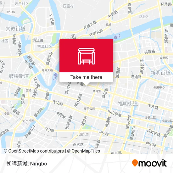 朝晖新城 map