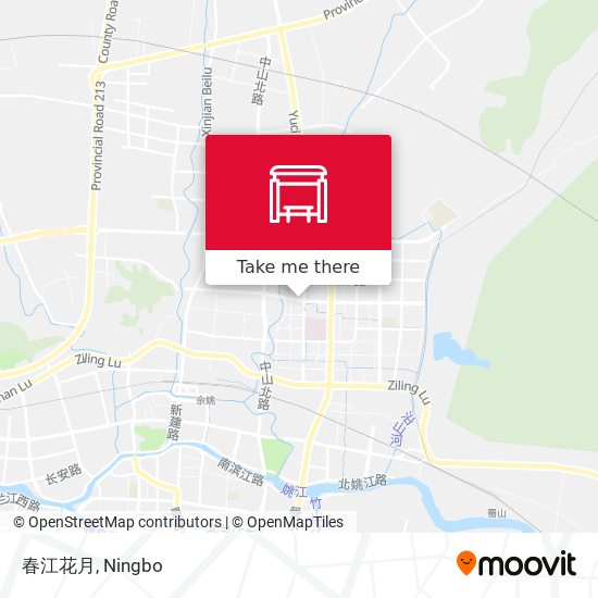 春江花月 map