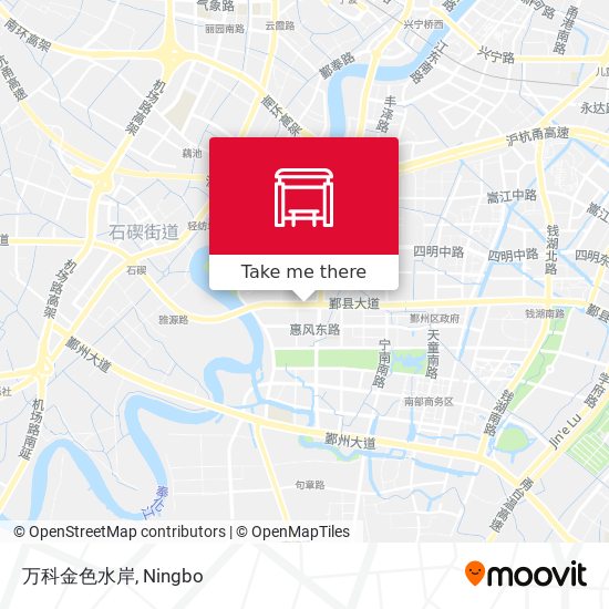 万科金色水岸 map